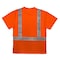 Radians Short Sleeve Hi-Vis Black Bottom Shirt, Type R Class 2, Type R Class 2, Birdseye Mesh, 5X ST11B-2POS-5X - alternate 6